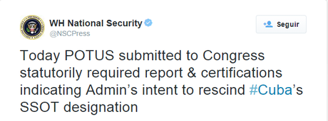 45 días y sabremos si Cuba es terrorista todavía