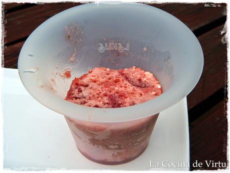 Mug Cake de fresa