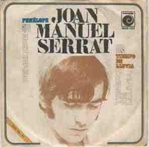 Carátula del Sencillo Penélope (Joan Manuel Serrat 1968)