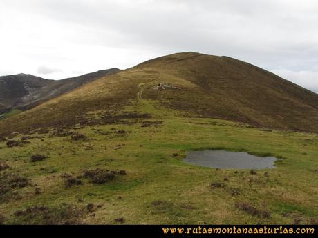 Ruta Alto Aristebano, Estoupo, Capiella Martín: Camino al la Capiella Martín. 