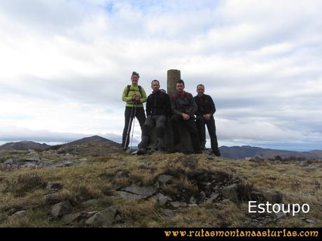 Ruta Alto Aristebano, Estoupo, Capiella Martín: Cima del pico Estoupo