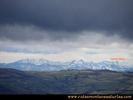 Ruta Alto Aristebano, Estoupo, Capiella Martín: Vista del Aramo