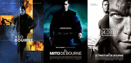 El caso Bourne, El mito de Bourne y El ultimátum de Bourne