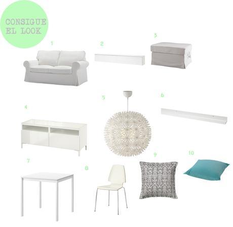 CONSIGUE EL LOOK: UN MINI APARTAMENTO DE ESTILO NÓRDICO 100% WHITE