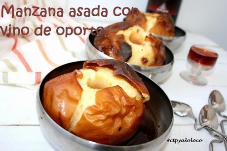 Manzanas asadas con vino de Oporto Manzanas asadas con vino de Oporto