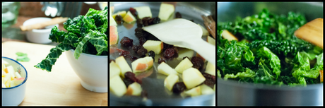 Col cool o Kale con manzana