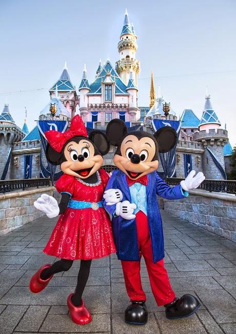Disneyland, Aniversario de Diamante, Mickey Mouse, Minnie Mouse