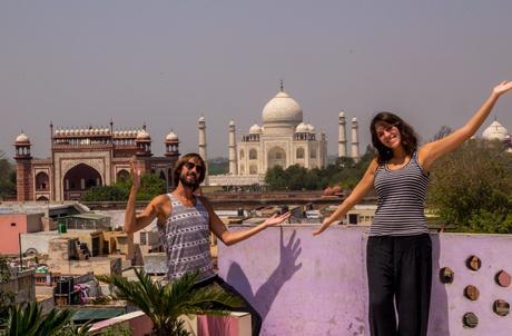 Volviendo a la azotea en la que estuve 4 años atrás, Agra