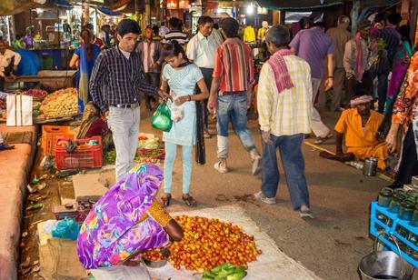 Mercados nocturnos, Varanasi