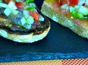 Tostada sardina vinagreta