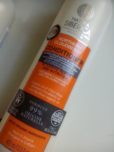 Natura Siberica: champú y bálsamo de Mora de los Pantanos