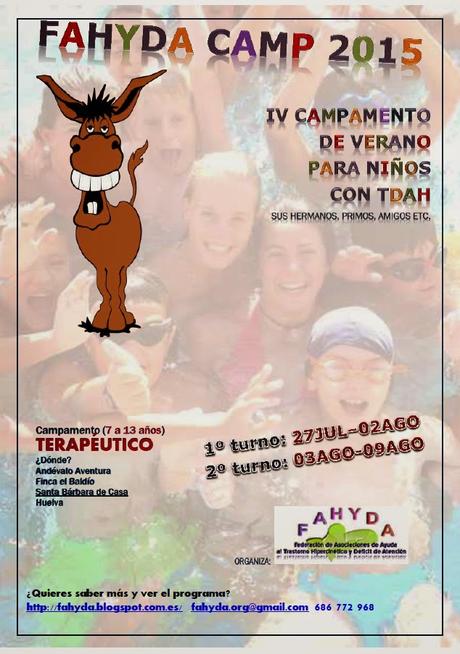 IV FAHYDA CAMP 2015: Campamentos Terapéuticos de Verano