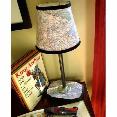 DETALLES PARA EL HOGAR: DECORAR CON MAPAS ANTIGUOS