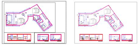 Ocultar el marco de una ventana gráfica en Autocad