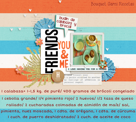 Budín de calabaza y brócoli Budín de calabaza y brócoli