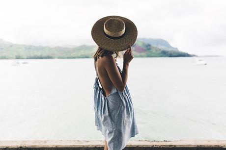 Hanaley_Bay-Kauai-Hawai-Travels-Tips-Sabo_Skirt_Dress-Straw_Hat-Lack_Of_Color-Outfit-Beach-Collage_Vintage-29