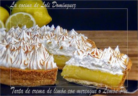 Tarta de crema de limón con merengue o Lemón Pie
