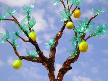 Esculturas con plasticos