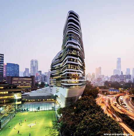 Hong Kong Jockey Club Innovation Tower – Zaha Hadid HON-015-Zaha Hadid, Jockey Club Innovation Tower en Hong Kong-1