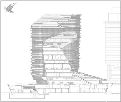 Hong Kong Jockey Club Innovation Tower – Zaha Hadid HON-015-Zaha Hadid, Jockey Club Innovation Tower en Hong Kong-9