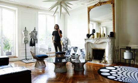 Eclecticismo a la francesa en un apartamento parisino