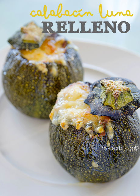 Calabacín luna relleno de Atún y Huevo