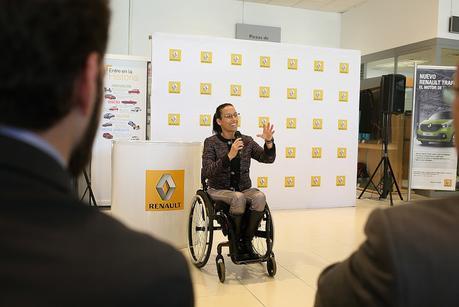 Teresa Perales presenta “Renault, Movilidad para Todos” en Zaragoza