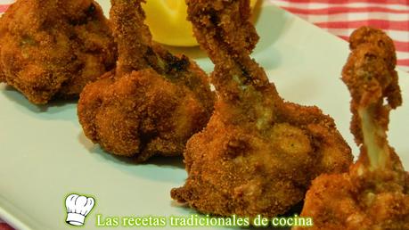 Bolas de pollo fritas