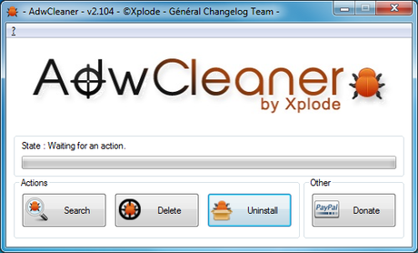 AdwCleaner 3.216 Eliminar Adwares, Programas y Barras De Herramienta Indeseable De Su Computadora