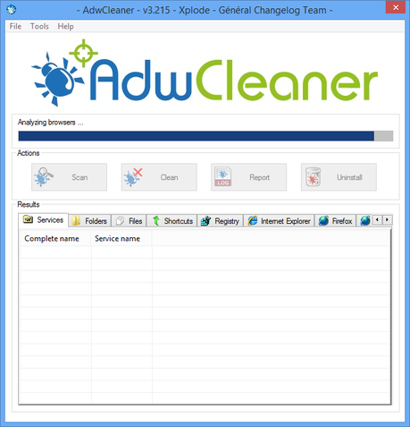AdwCleaner 3.216 Eliminar Adwares, Programas y Barras De Herramienta Indeseable De Su Computadora
