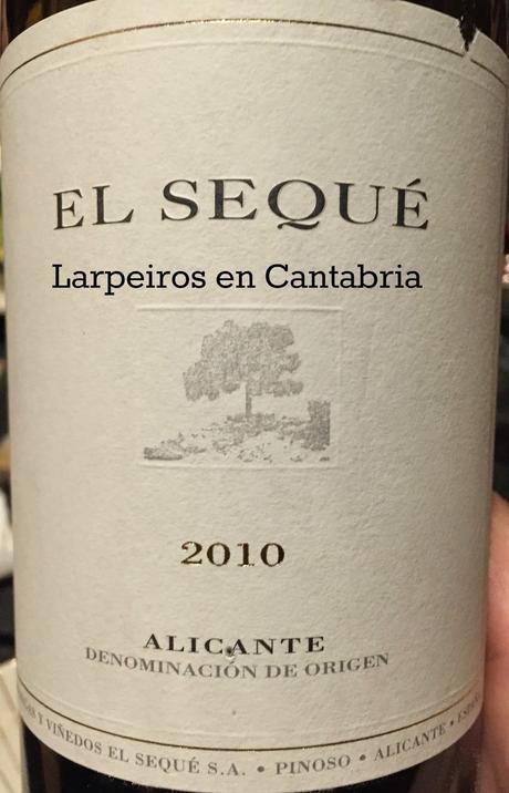 Vino Tinto El Sequé 2010: Intensidad frutal