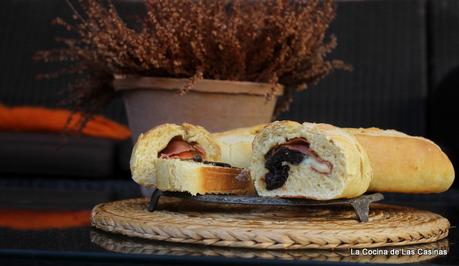 Pan de Tigre Relleno : Jamón, Aceitunas,Ciruelas Pasas y Queso
