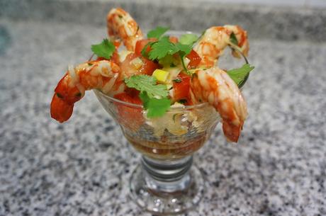 Ceviche de gambones