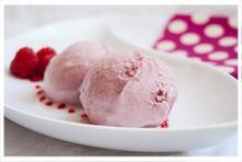 Helado de frambuesa