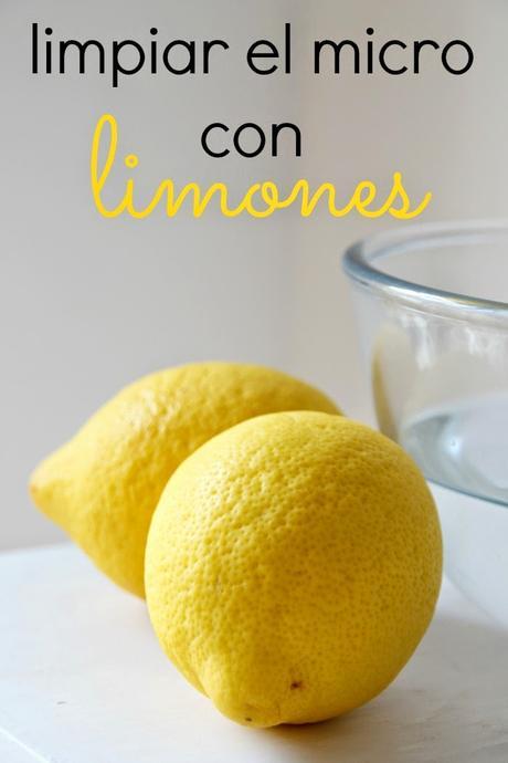 finde frugal: limpiar el microondas de forma fácil y natural