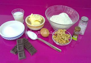 Cookies de nueces y chocolate