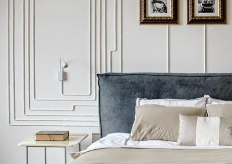 Juego de volúmenes de hormigón en un loft rehabilitado