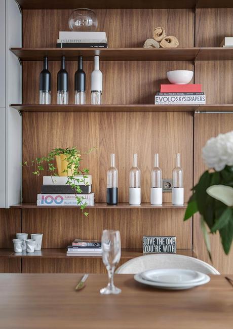 Juego de volúmenes de hormigón en un loft rehabilitado