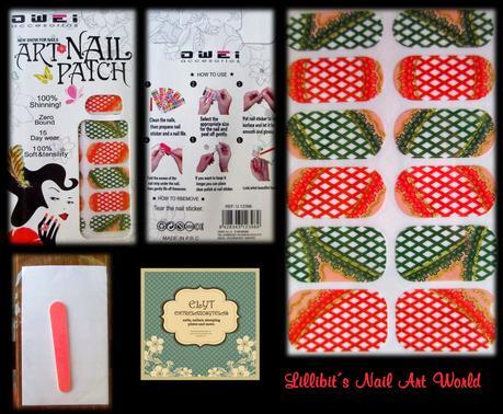 Nail Patch de rejillas + Dark Holo 501 de Elyt.es