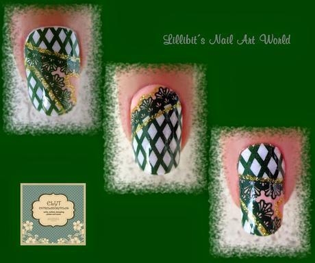 Nail Patch de rejillas + Dark Holo 501 de Elyt.es