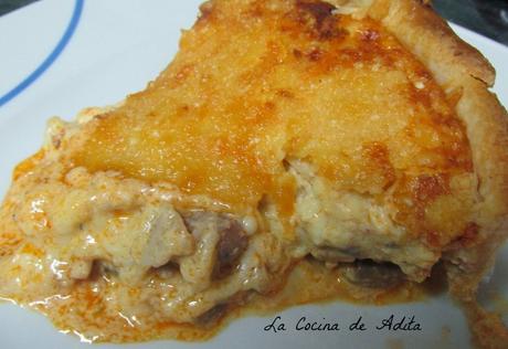 Quiché  con salchichas, beicon, lacón, chorizo y de verduras