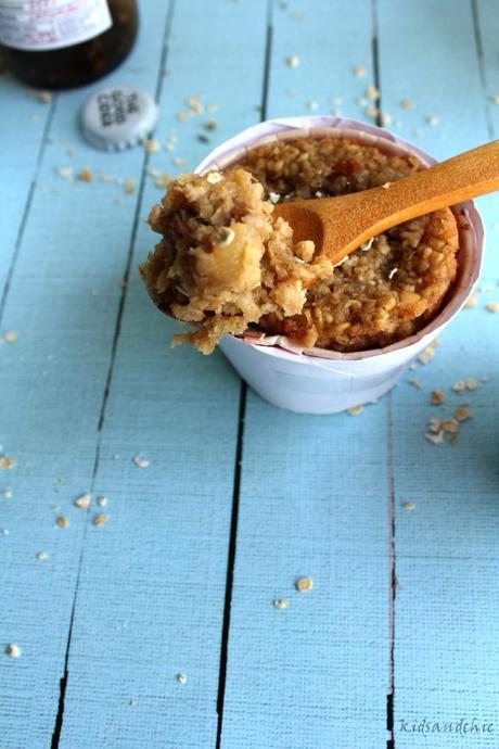 Muffins de Avena y peras