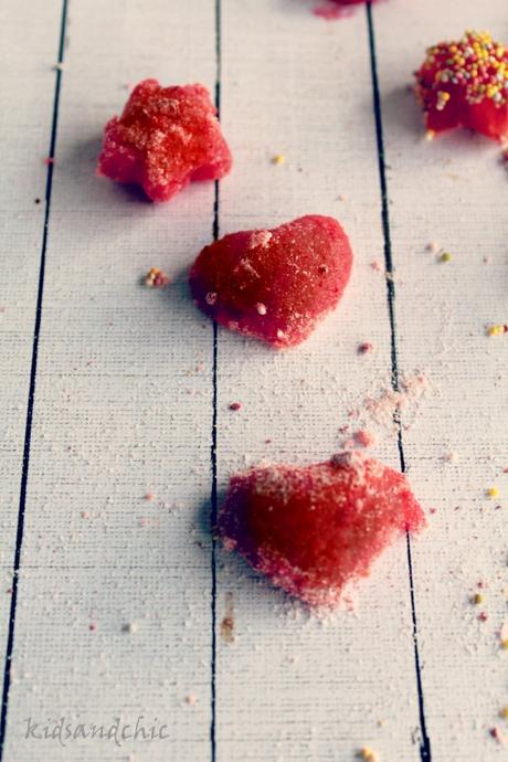 Gominolas caseras  de fresas #quericomami