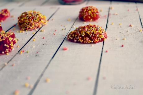 Gominolas caseras  de fresas #quericomami