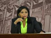 Canciller Delcy Rodríguez exige España intervenir asuntos internos nación