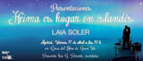 Crónica: Presentación Heima es hogar en islandés de Laia Soler