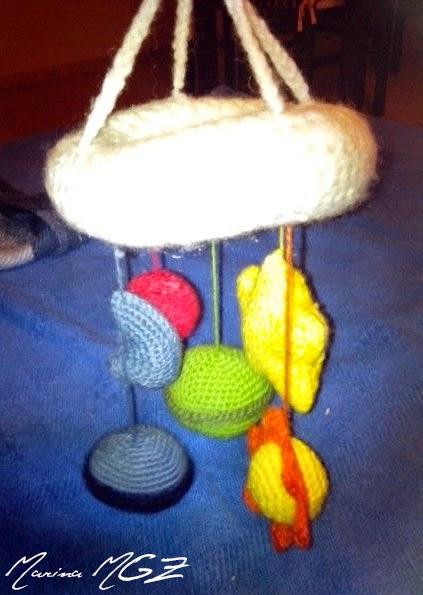 Móvil de bebé de planetas