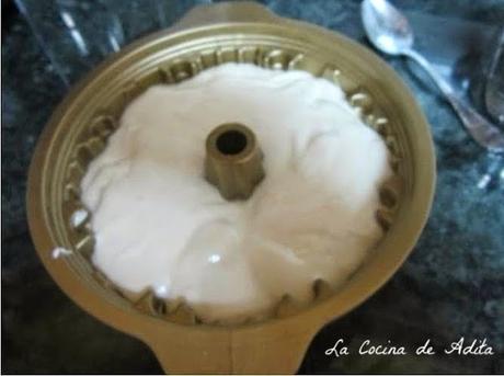 Bizcocho  coca de cuarto de 5 huevos