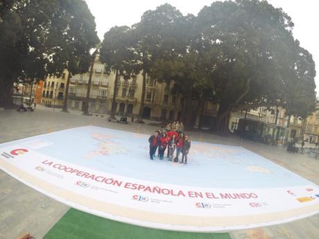 GiantMap in Cartagena. La Cooperación Española en el Mundo, AECID. 