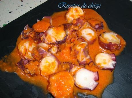 TAPA DE PULPO CON MOJO PICÓN